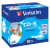 CD-R 80 Verbatim 52x, jewel box, printable, balen 10 ks