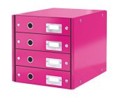 Archivan box zsuvkov Leitz Click-N-Store, 4 zsuvky, rov