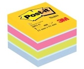 Bloek Post-it 2051- U, 51x51 mm, 400 lstk, ultra barvy