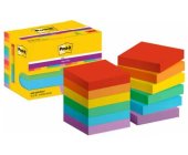 Bloek Post-it 622- 12SS-PLAY Playful, 47,6x47,6 mm, 12x90 l.