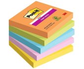 Bloek Post-it 654- 5SS-BOOS Boost, 76x76 mm, 5x90 lstk