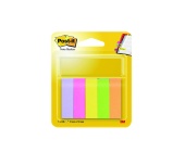 Zloky Post-it 670/ 5 neon, 15x50 mm, 5x100 lstk