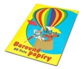 Barevn papr A4, 80 g, 20 list, mix barev