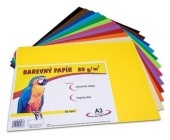 Barevn papr A3, 80 g, mix 12 barev, 60 list