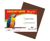 Barevn papr A4, 80 g, hnd, 100 list