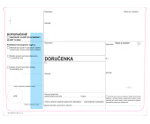 Doruenka C5 daov, 45 4109/ 9, vzor 4, modr, balen 1000 ks