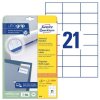 Univerzln etikety Avery 6174, 70x42,3 mm, bl, 25+5 list