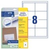 Univerzln etikety Avery 4782, 97x67,7 mm, bl, 25+5 list