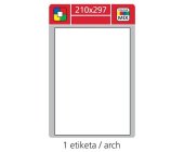 Etikety Economy 210x297, 70 gr/ m2 (100 list)