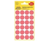 Etikety Avery 3172 koleka, prmr 18 mm, 96 ks, erven neon