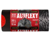 Pytel na odpad Aluflexy 35 l, 28 mic, zatahovac, 15 ks