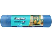 Pytel na odpad Comforte 60 l, 15 mic, zatahov., 15 ks, modr