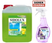 Prostedek Sidolux Window na okna, 5 l, lemon, 2 ks - Akce