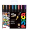 Popisova Posca PC-5M, akrylov, 2,5 mm, metalick, 8 ks